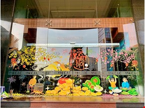 Vẽ tranh trang trí tết