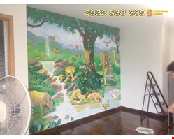 Tranh tường THIẾU NHI M11